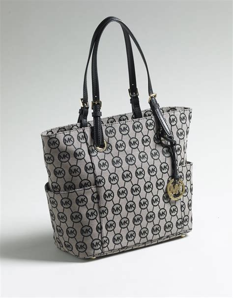 michael kors grayson bag|michael kors signature tote gray.